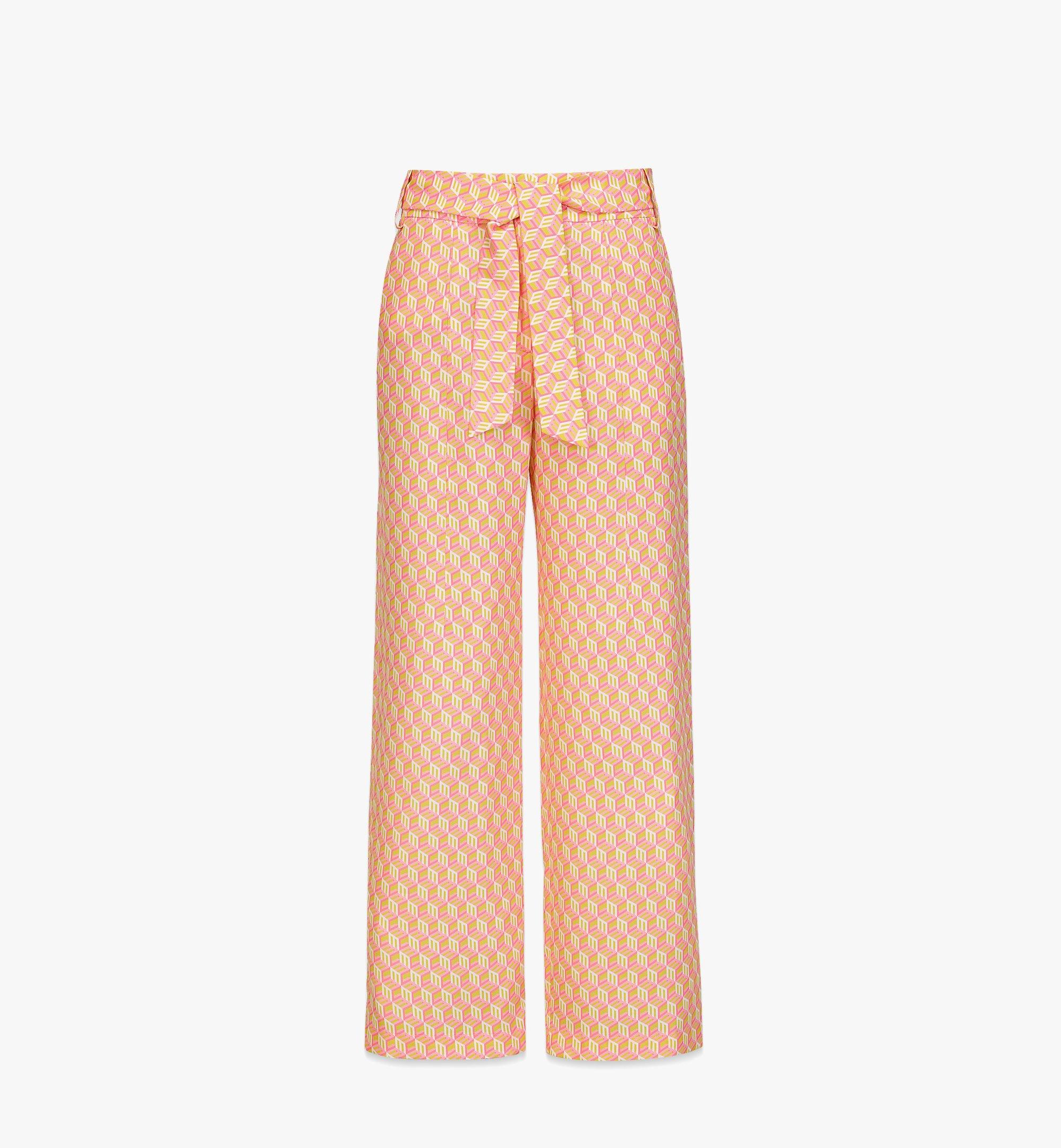 Women’s Cubic Monogram Printed Pants in TENCEL™ 1